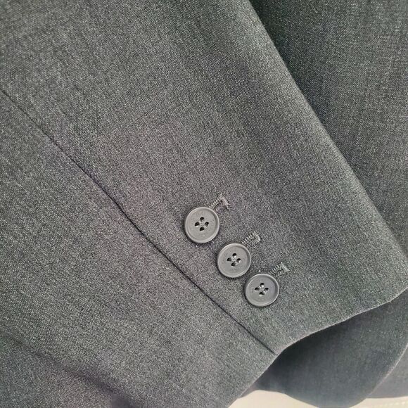 Calvin Klein Modern Essentials Women's Light Grey Blazer Size 14 NWT Suit Coat - Picture 5 of 6
